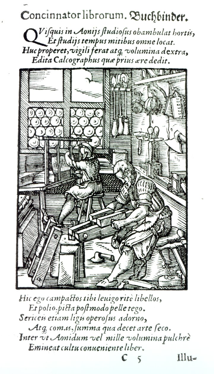 Der Buchbinder, veröffentlicht von Hartman Schopper von German School