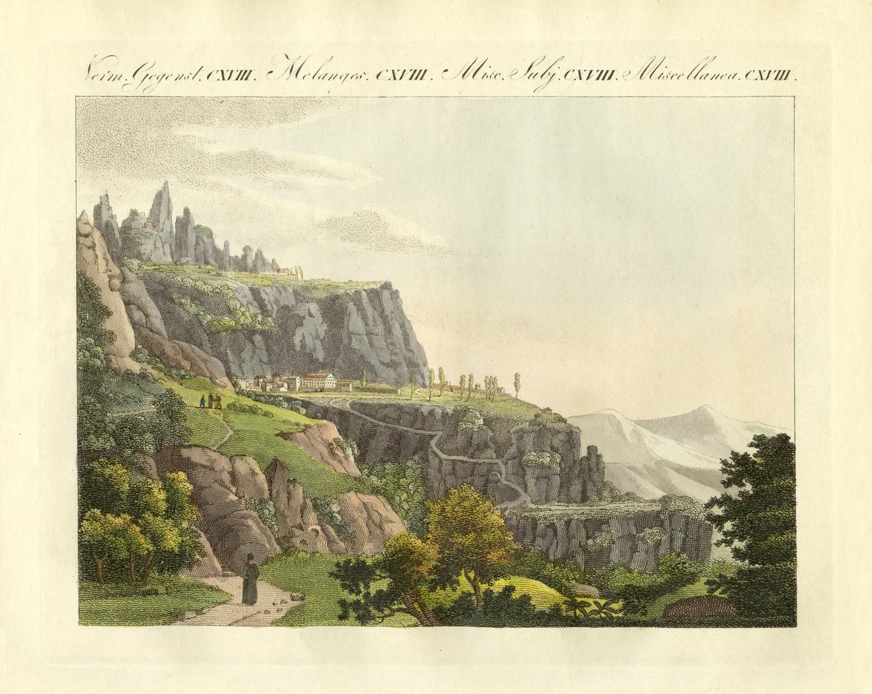 Der Montserrat in Spanien von German School