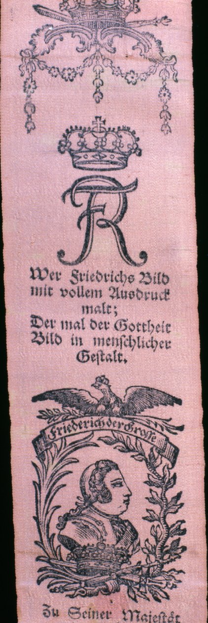 Vivatbänder von Friedrich II. von German School