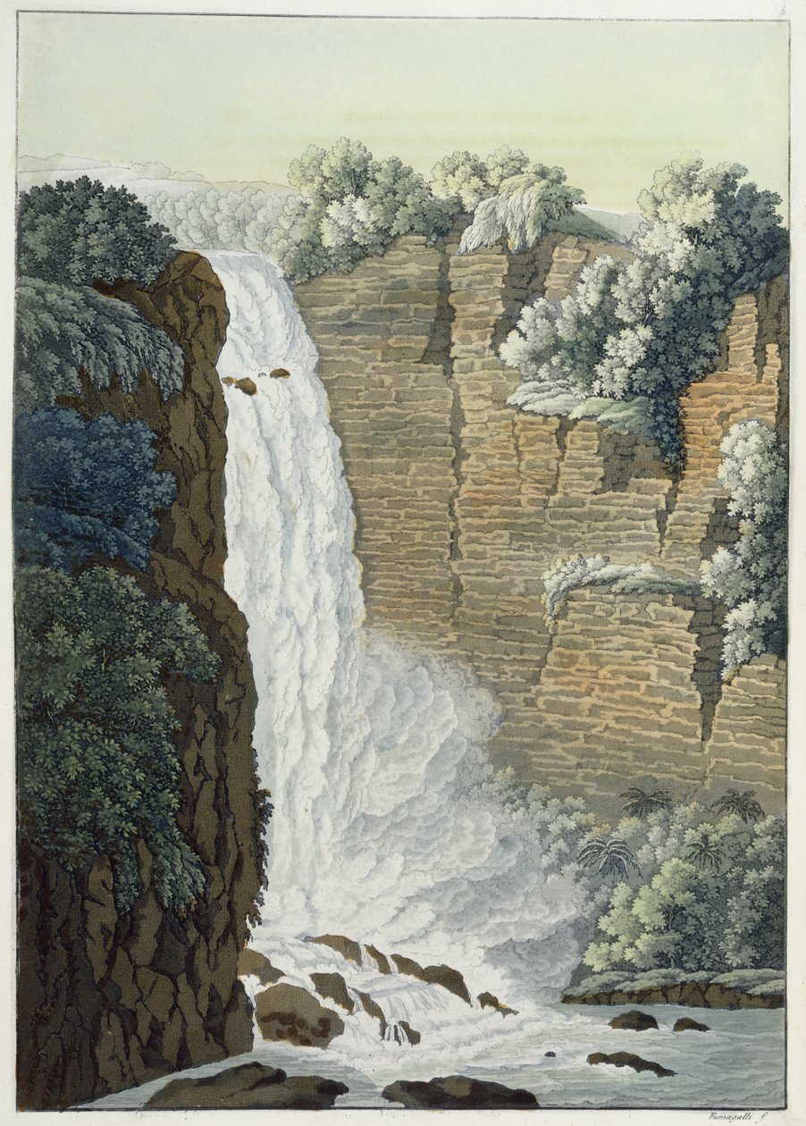 Tequendama-Wasserfall am Bogota-Fluss, Kolumbien von Gerolamo Fumagalli