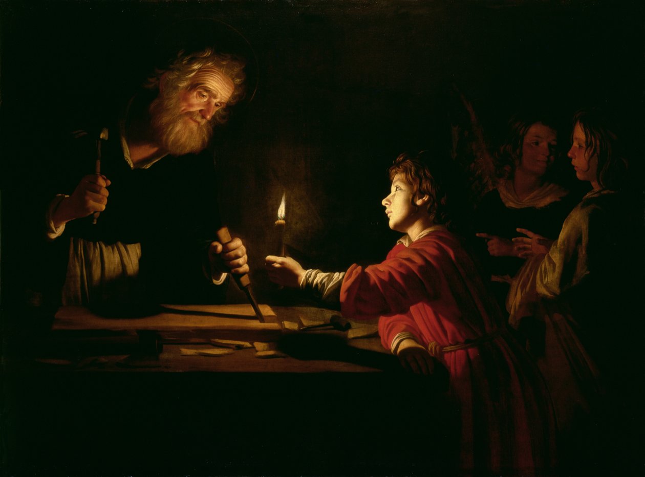 Die Kindheit Christi, ca. 1620 von Gerrit van Honthorst
