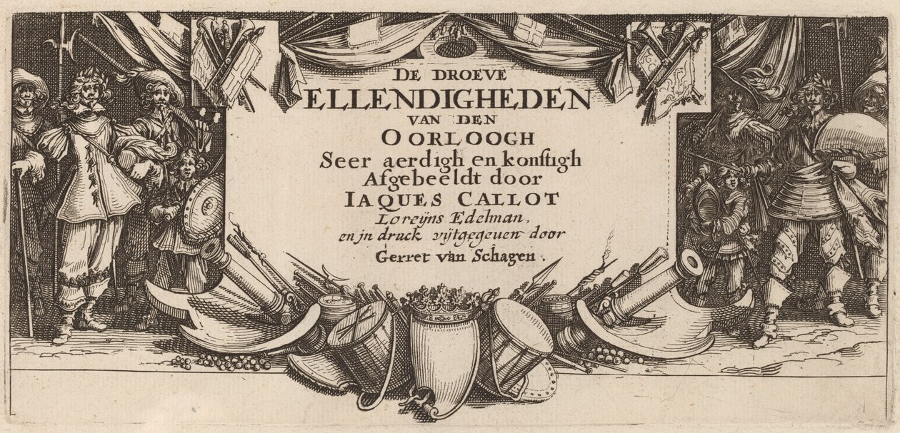 Titelseite von Gerrit van Schagen after Jacques Callot
