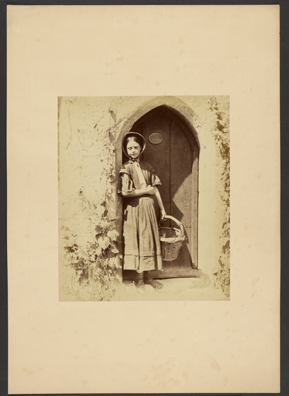 Mädchen in der Tür stehend von Gertrude Elizabeth Rogers