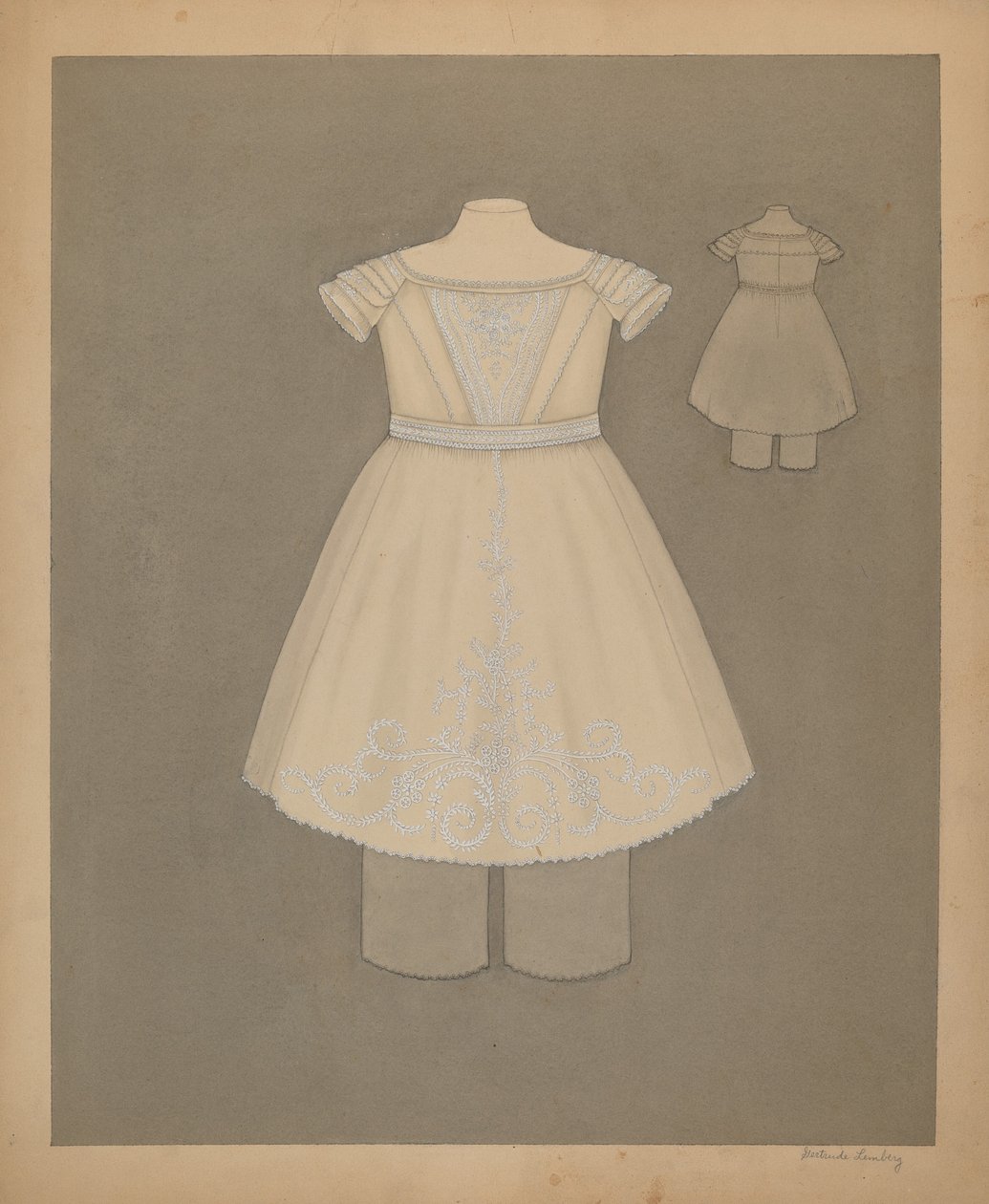 Kinderkleid, ca. 1937 von Gertrude Lemberg