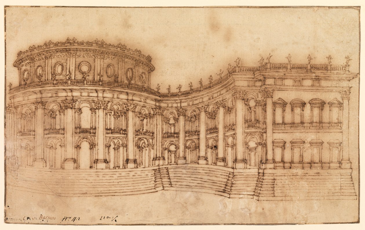 Louvre, Ostfassade von Gian Lorenzo Bernini