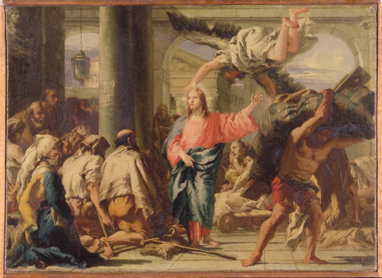 Christus am Teich Bethesda von Giandomenico (1727 1804) Tiepolo