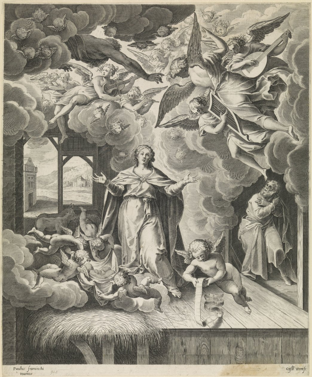 Geburt Christi von Gijsbert Van Veen