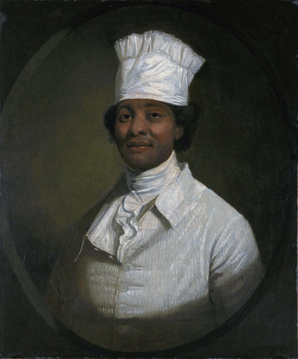 Porträt von George Washingtons Koch von Gilbert Stuart