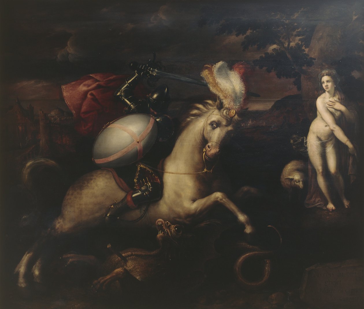 Heiliger Georg von Gillis (c.1535 99) Congnet