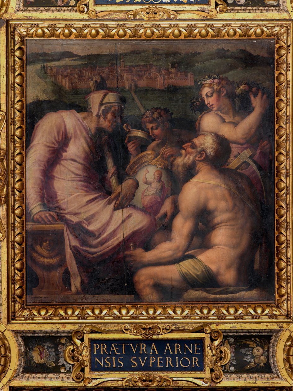 Allegorie von San Giovanni Valdarno von Giorgio Vasari