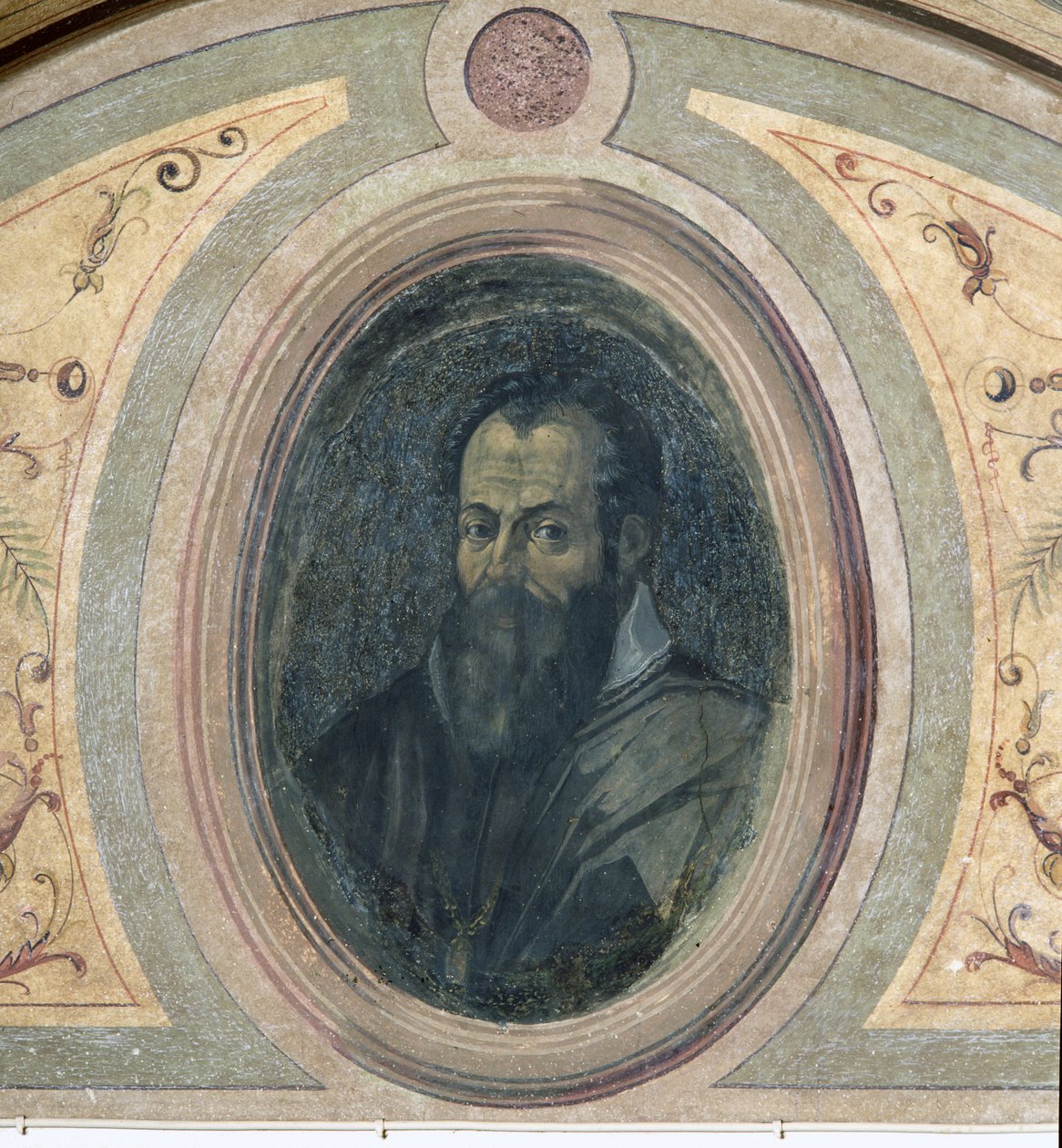 Porträt eines Mannes, Camera della Fama, 1548 von Giorgio Vasari