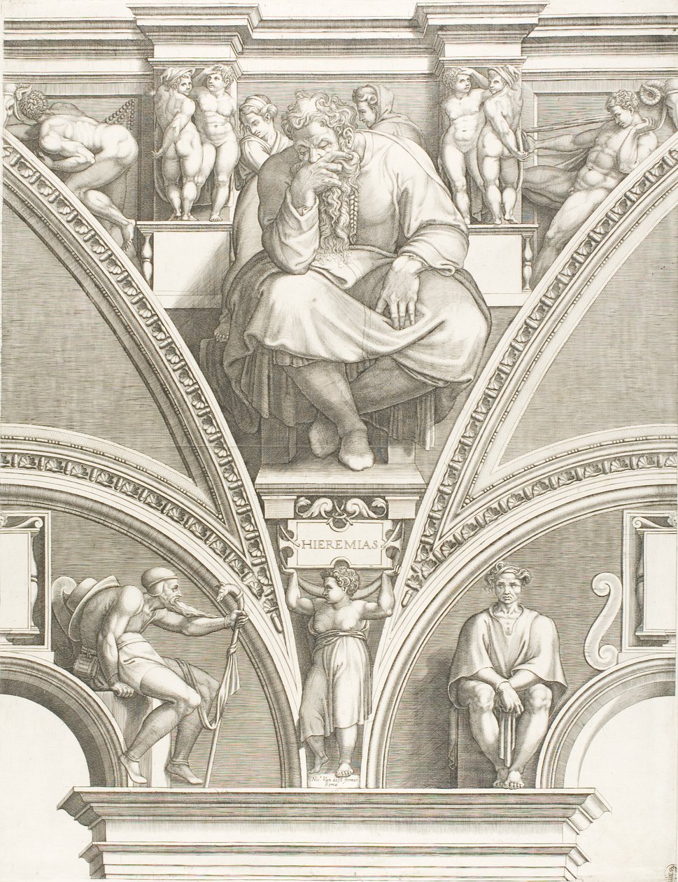 Der Prophet Jeremia von Giorgio Ghisi