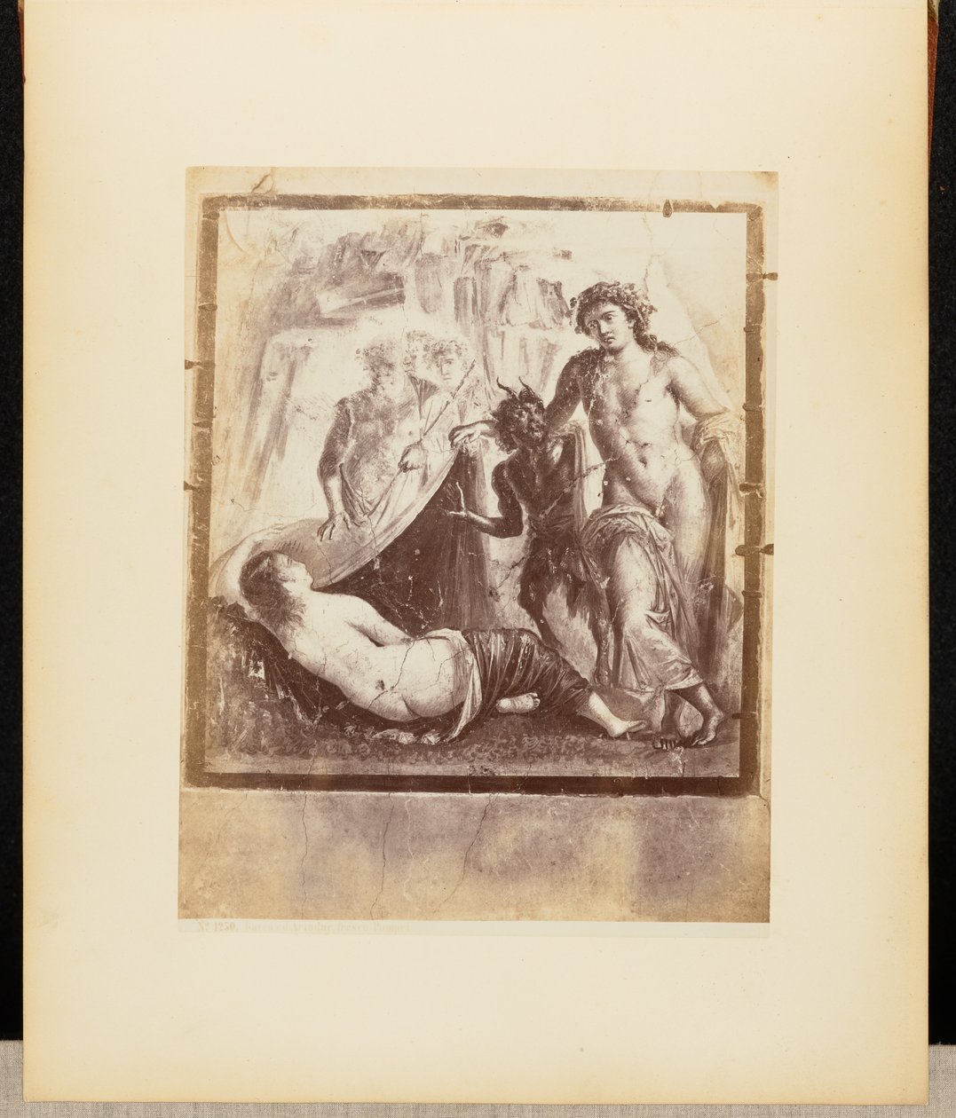 Bacchus und Ariadne Fresko Pompeji von Giorgio Sommer
