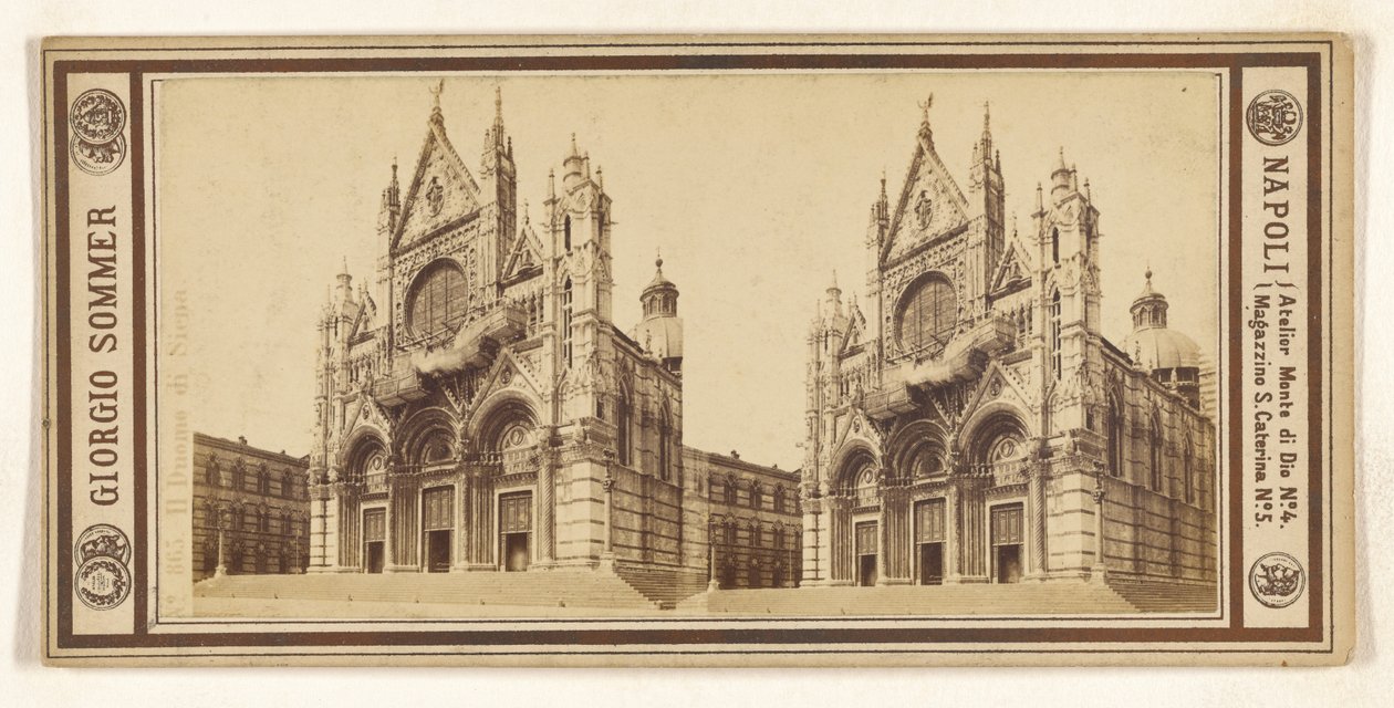 Der Dom von Siena von Giorgio Sommer
