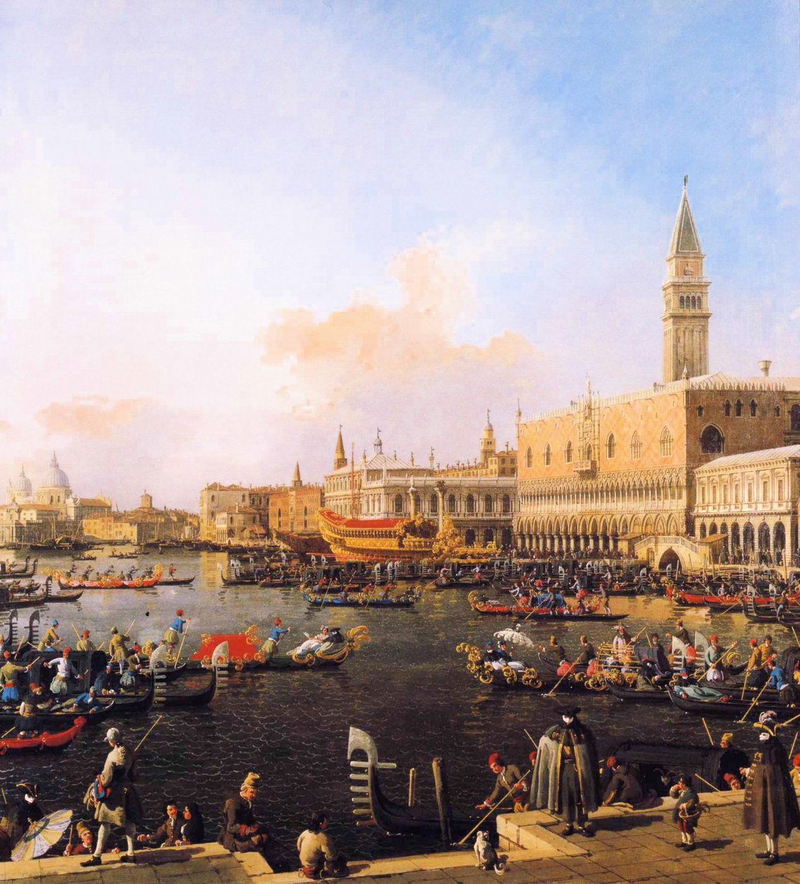 Venedig, Bacino di San Marco am Himmelfahrtstag von Giovanni Antonio Canal