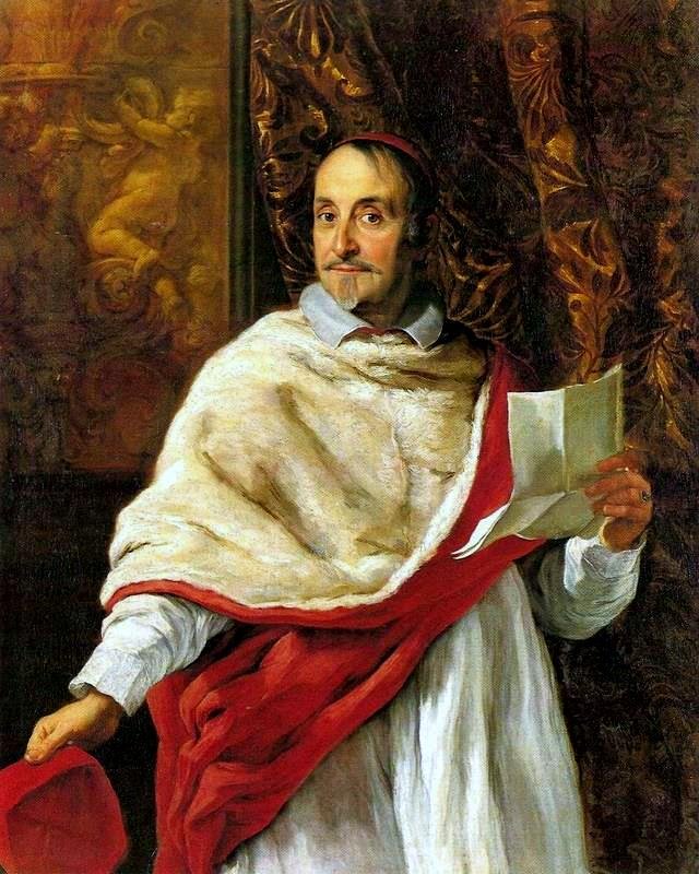 Porträt von Kardinal Luigi Alessandro Omodei von Giovanni Battista Gaulli