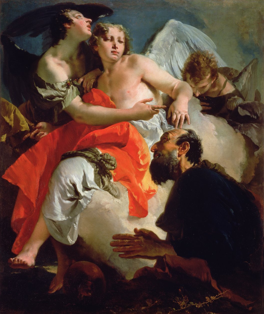 Abraham und die drei Engel von Giovanni Battista Tiepolo