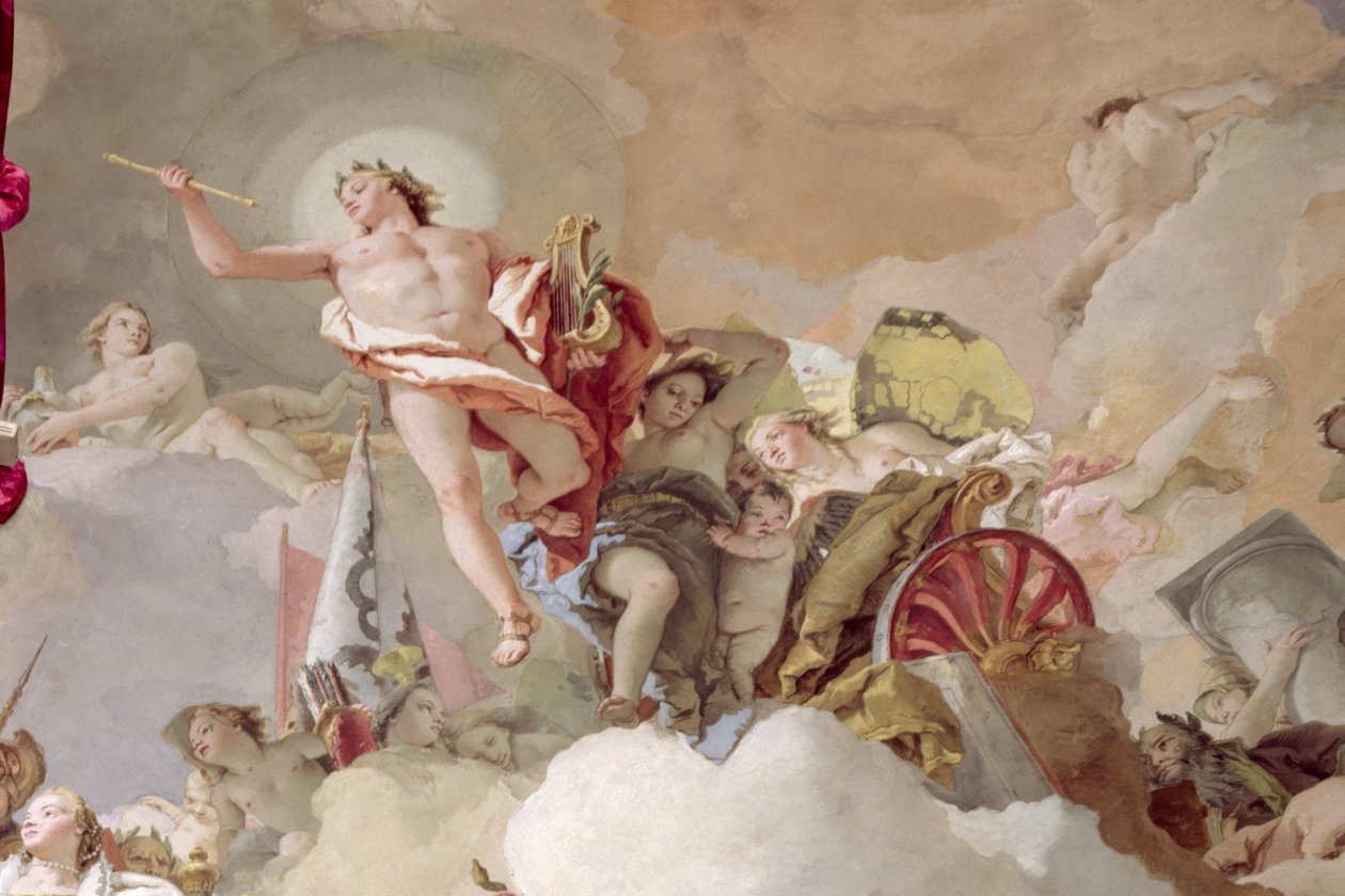 Apotheose der spanischen Monarchie (Detail) von Giovanni Battista Tiepolo