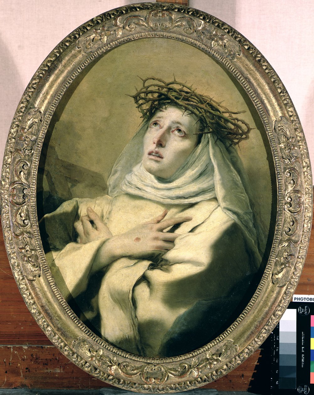 St. Katharina von Siena (1347-80), ca. 1746 von Giovanni Battista Tiepolo