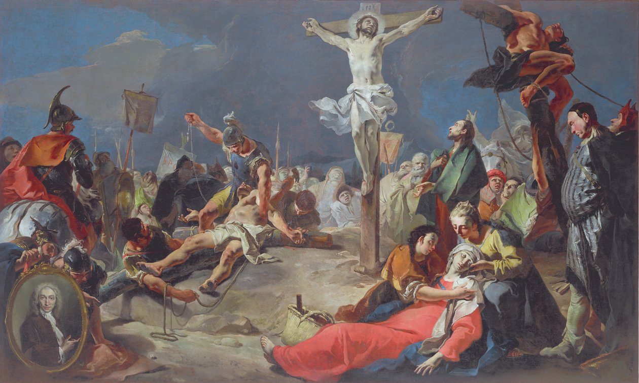 Die Kreuzigung, 1724-25 von Giovanni Battista Tiepolo