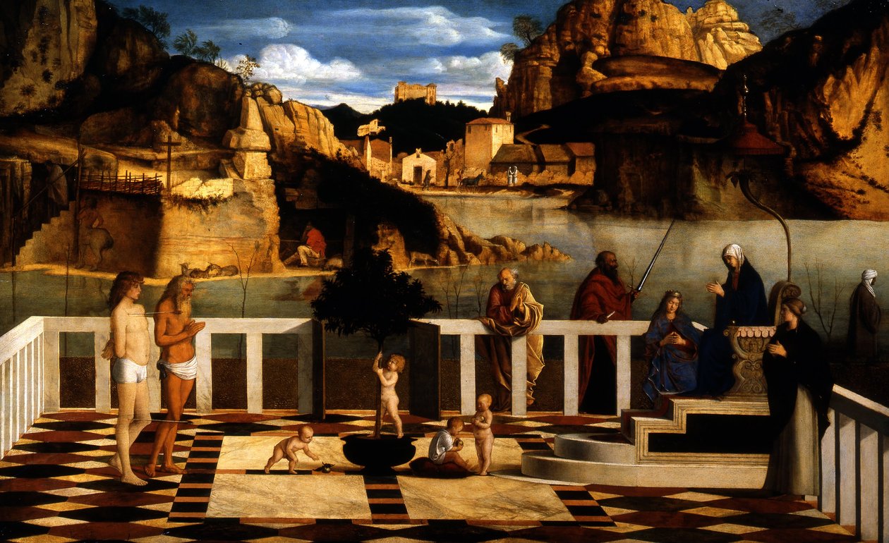 Heilige Allegorie von Giovanni Bellini