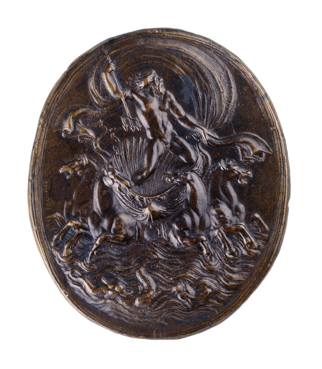 Neptun in seinem Wagen von Giovanni Bernardi