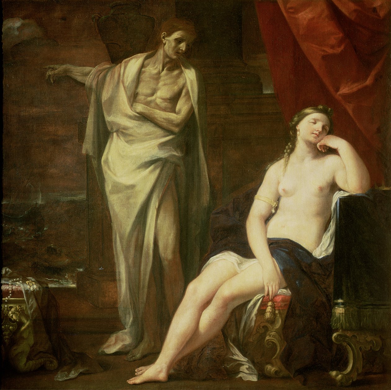 Didos Traum, 1697 von Giovanni Gioseffo da Sole