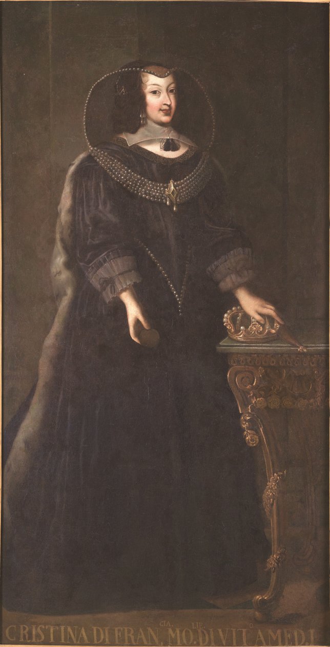 Porträt von Cristina di Francia von Giovanni Panealbo or Panalbo