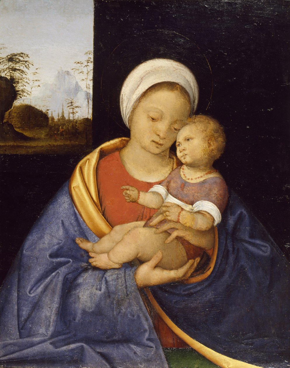 Madonna und Kind von Giovanni Agostino da Lodi