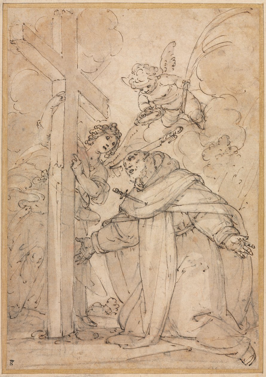 Heiliger Petrus Märtyrer von Giovanni Battista Paggi