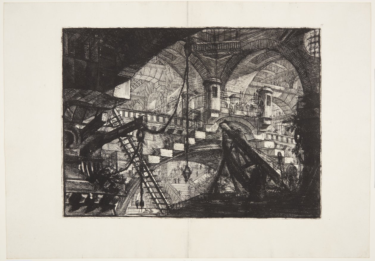 Der Bogen mit einem Muschelornament von Giovanni Battista Piranesi