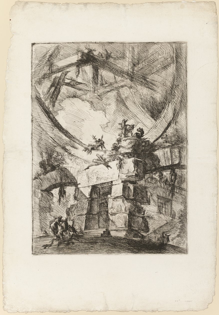 Die Carceri, Platte 9 von Giovanni Battista Piranesi
