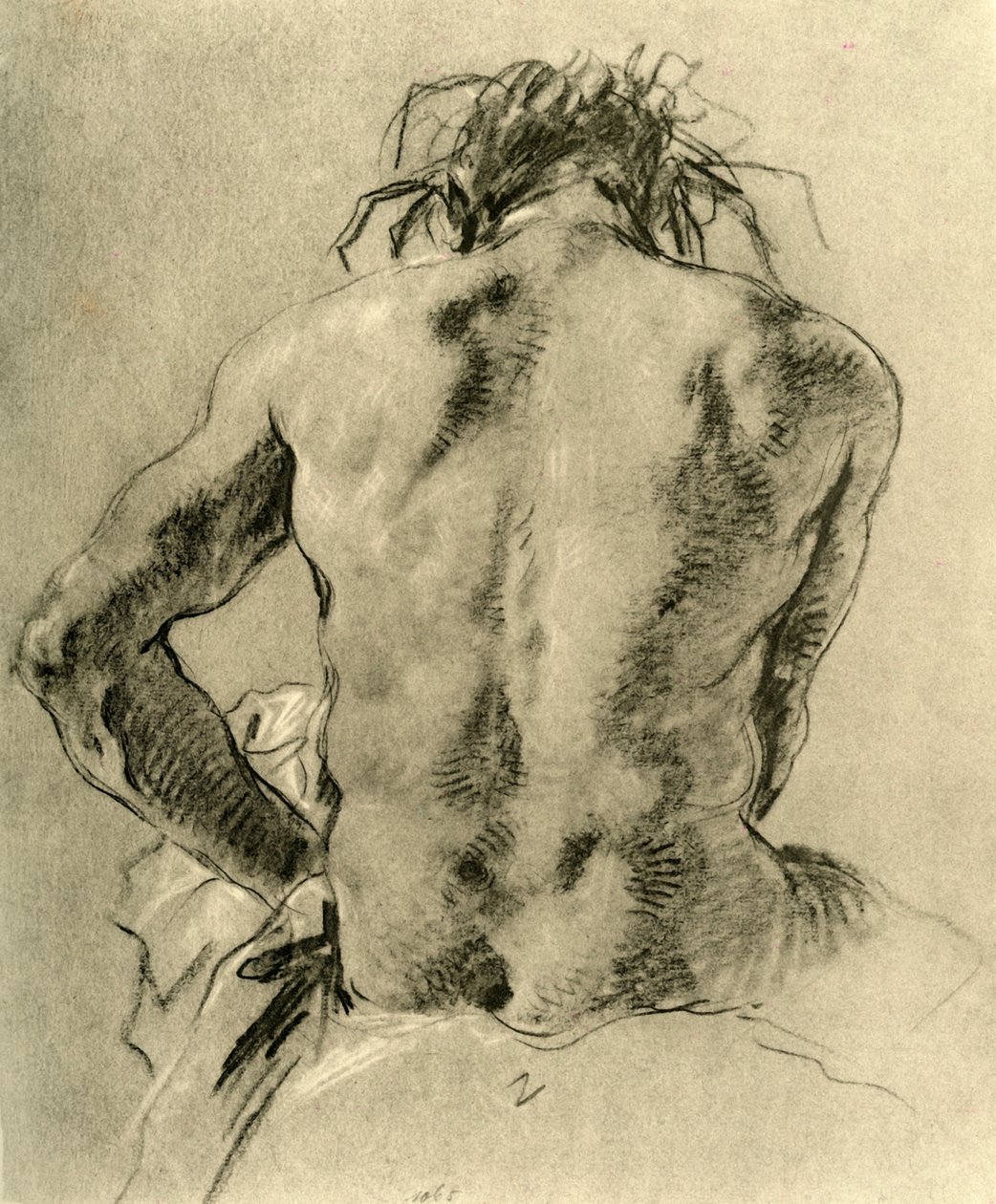 Nackter Rücken, 1751, 1928 von Giovanni Battista Tiepolo