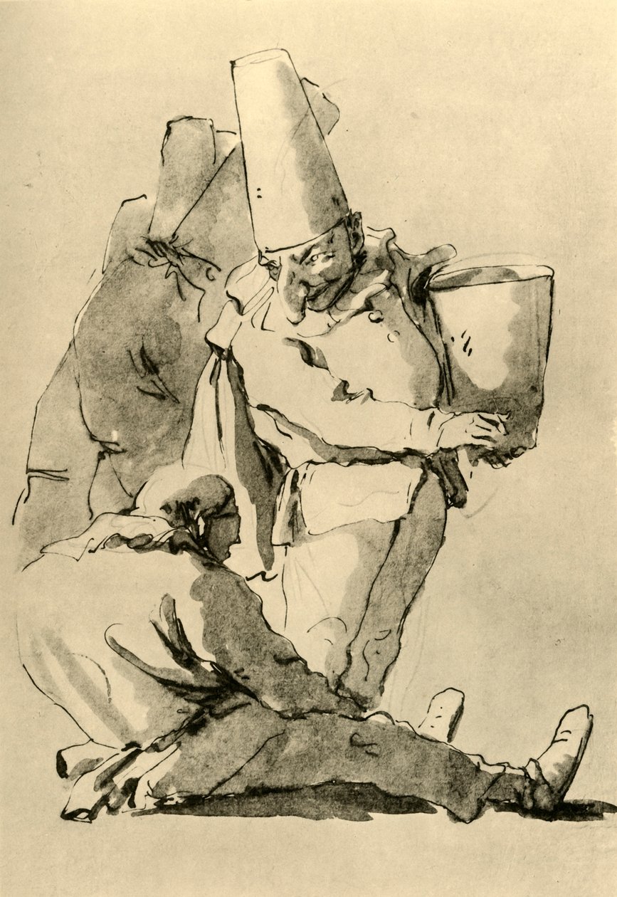 Pulcinelli von Giovanni Battista Tiepolo