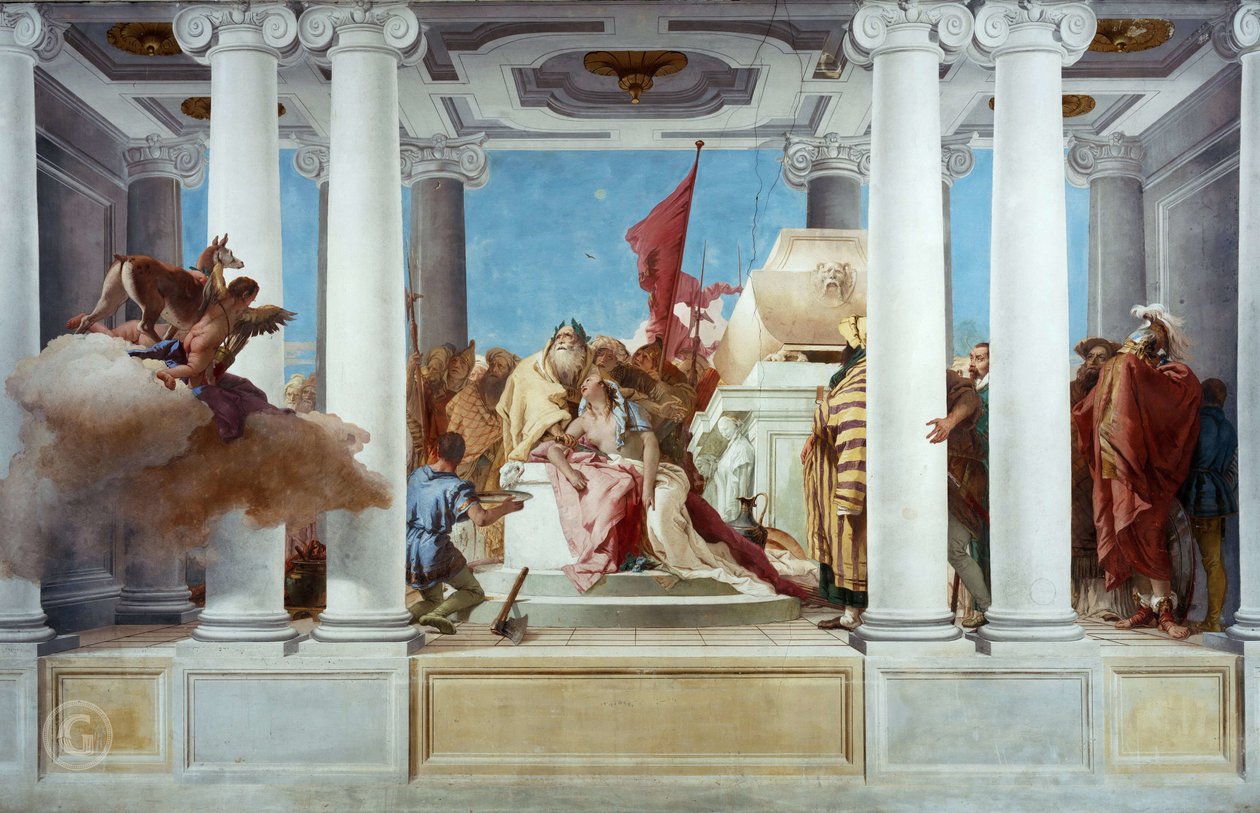 Das Opfer der Iphigenie von Giovanni Battista Tiepolo