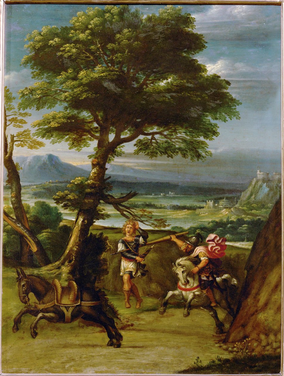 Landschaft mit Absalom, getötet von Joab von Giovanni Battista Viola