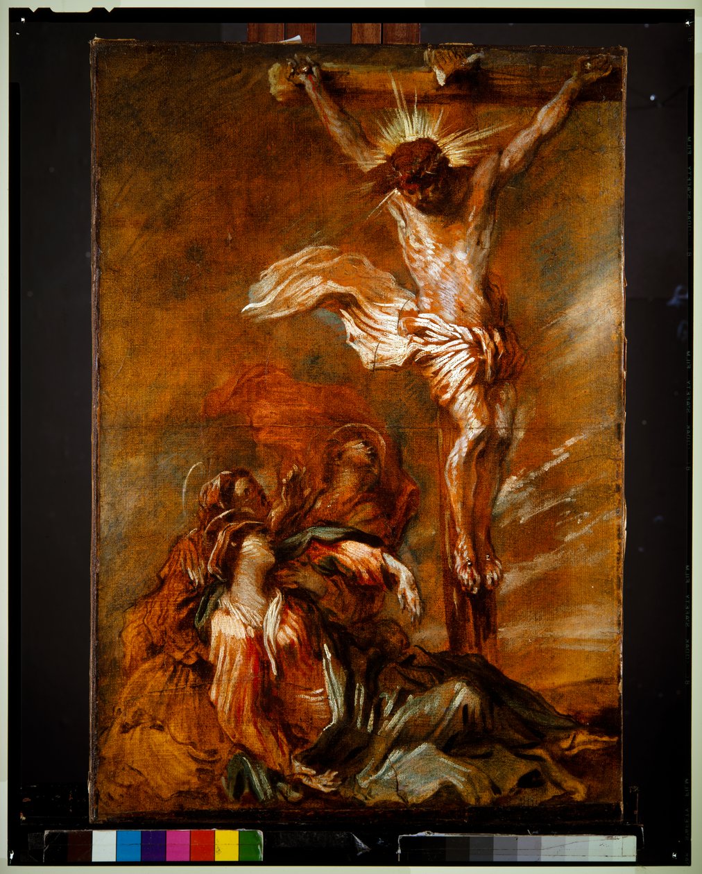 Die Kreuzigung (Skizze) von Giovanni Benedetto (1609 64) Castiglione
