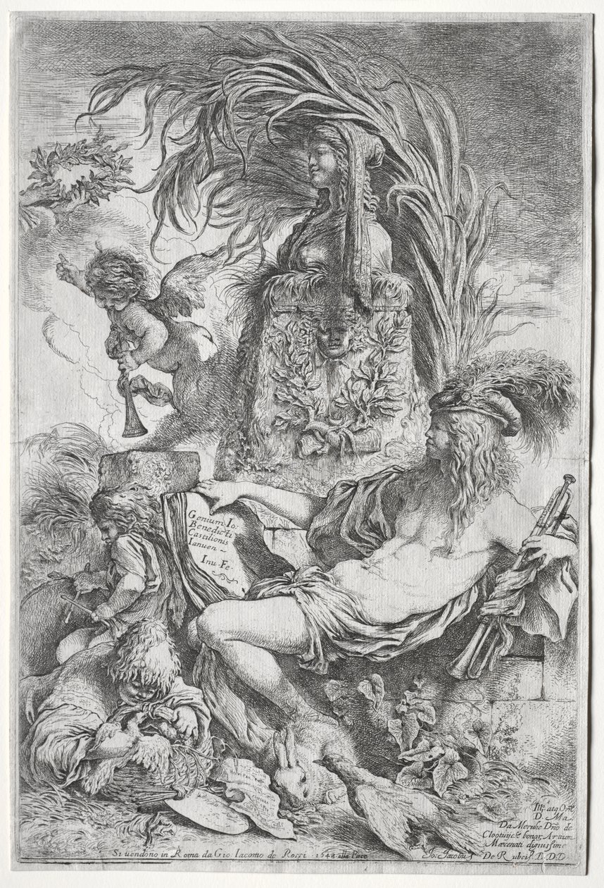Das Genie von Castiglione von Giovanni Benedetto Castiglione