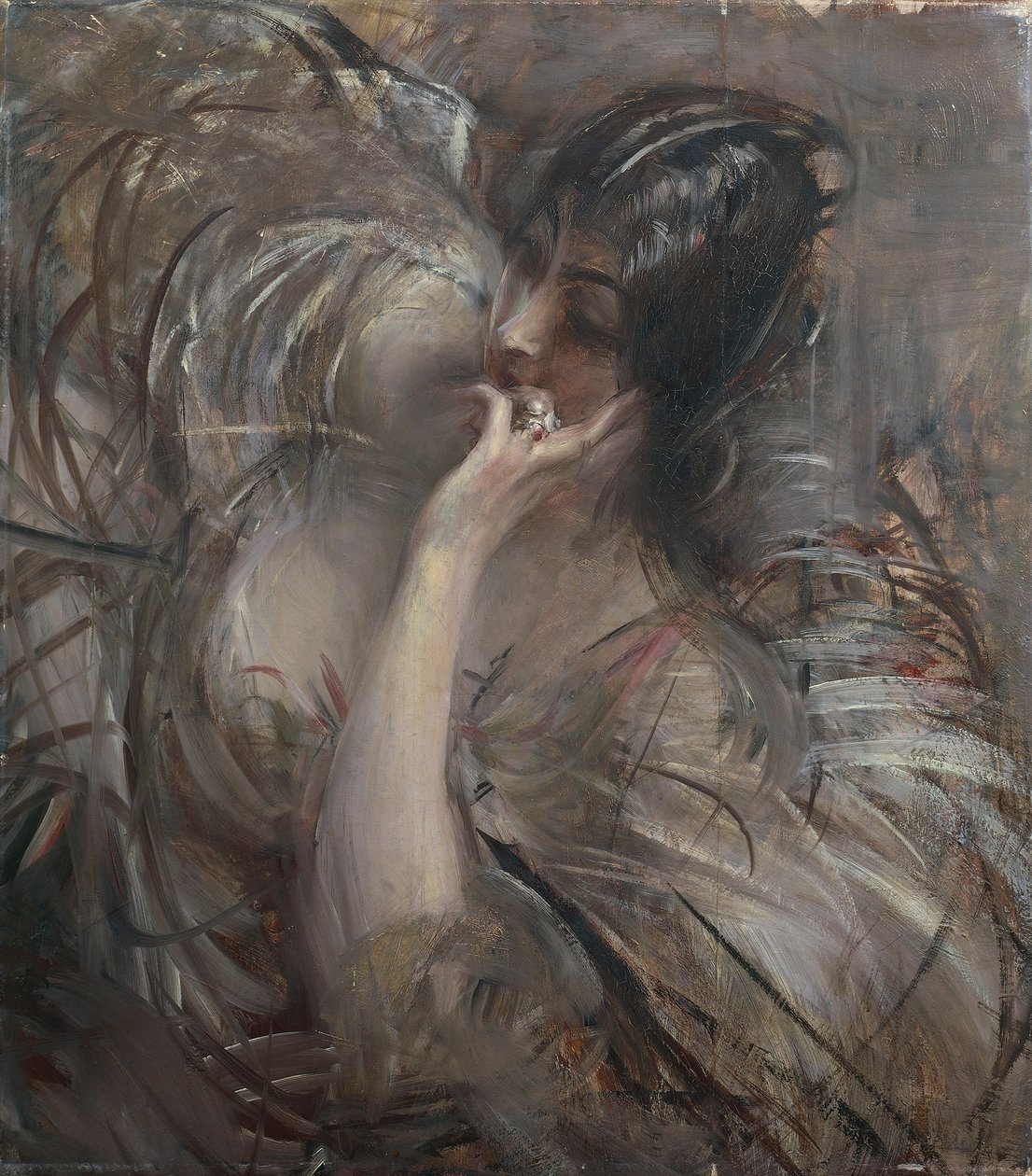Porträt von Madame De Joss von Giovanni Boldini