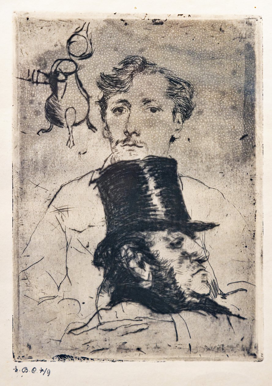 Porträt von Rodenbach von Giovanni Boldini