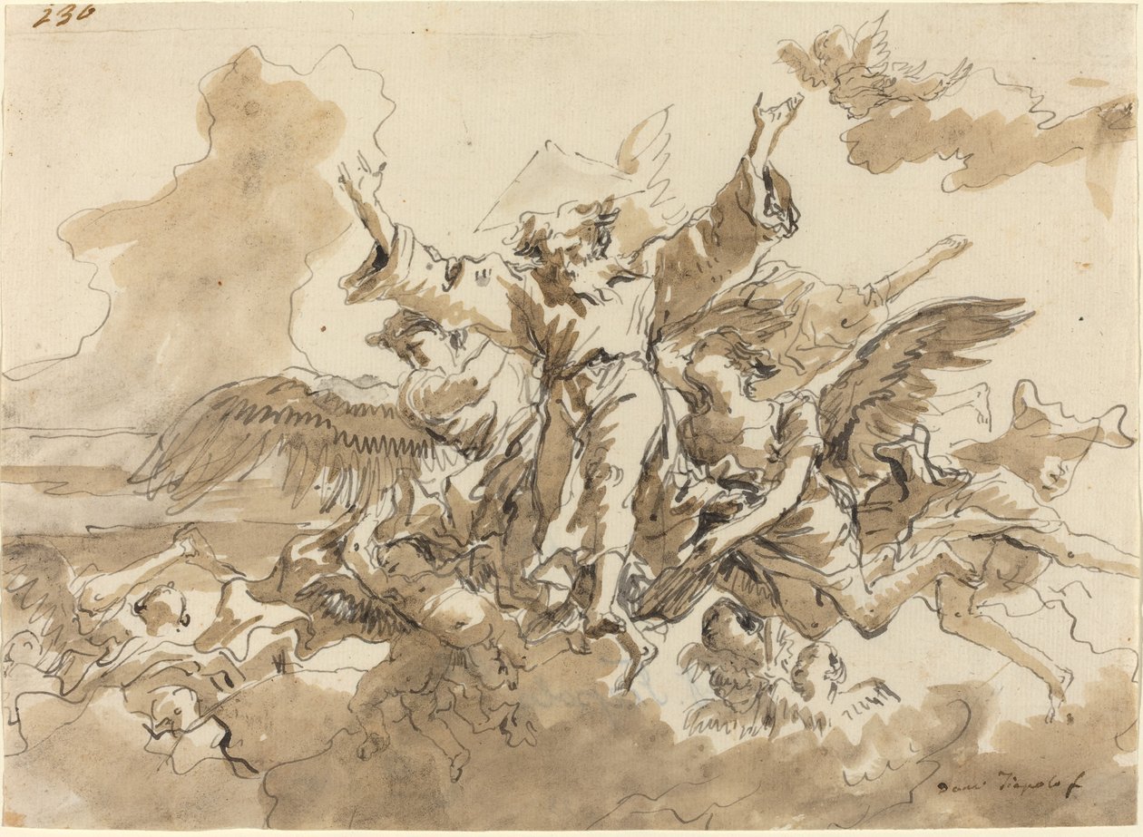 Schöpfung des Universums von Giovanni Domenico Tiepolo