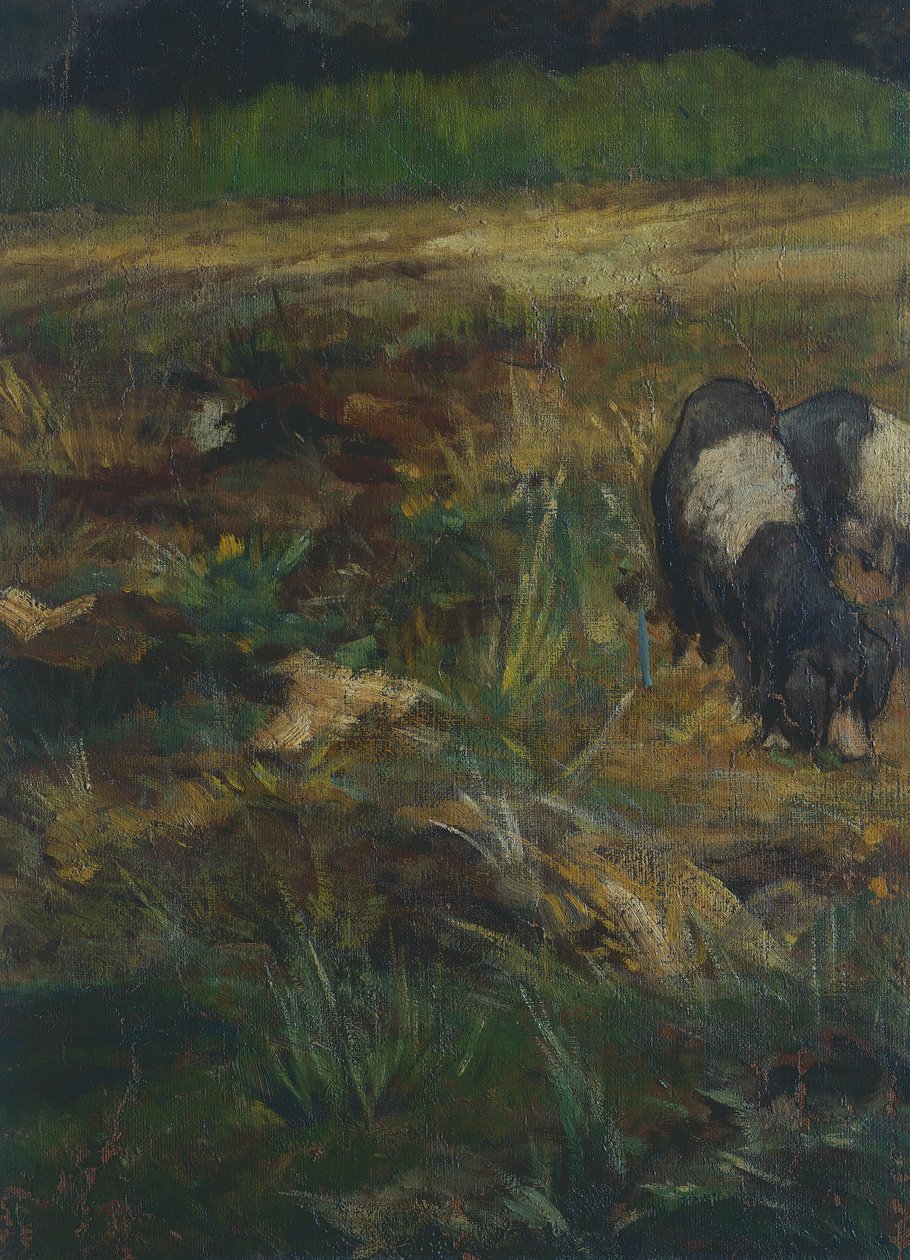 Toskanische Maremma (Detail) von Giovanni Fattori