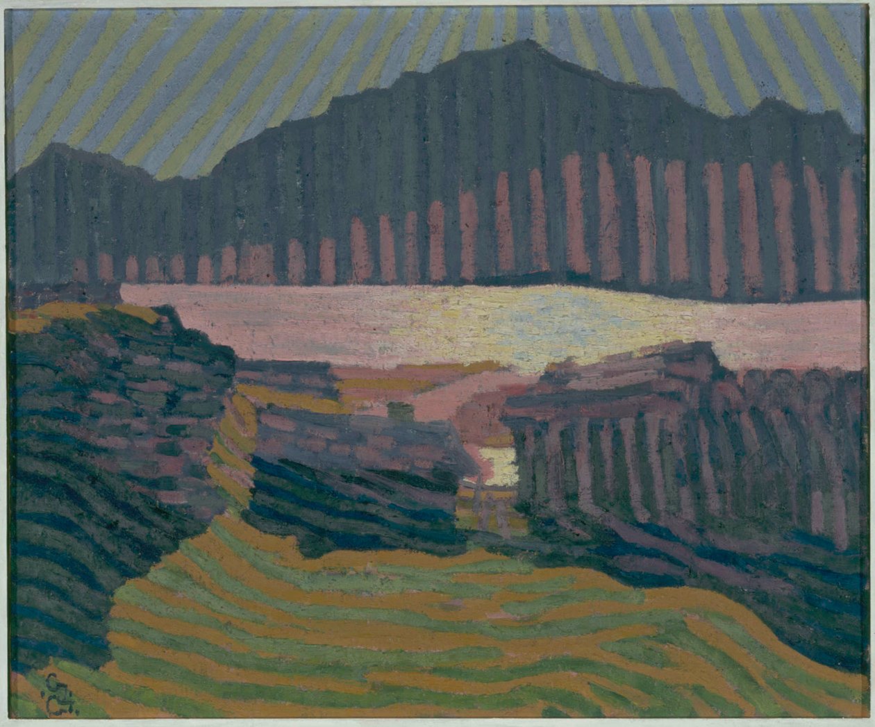 Ansicht von Capolago, ca. 1907 von Giovanni Giacometti