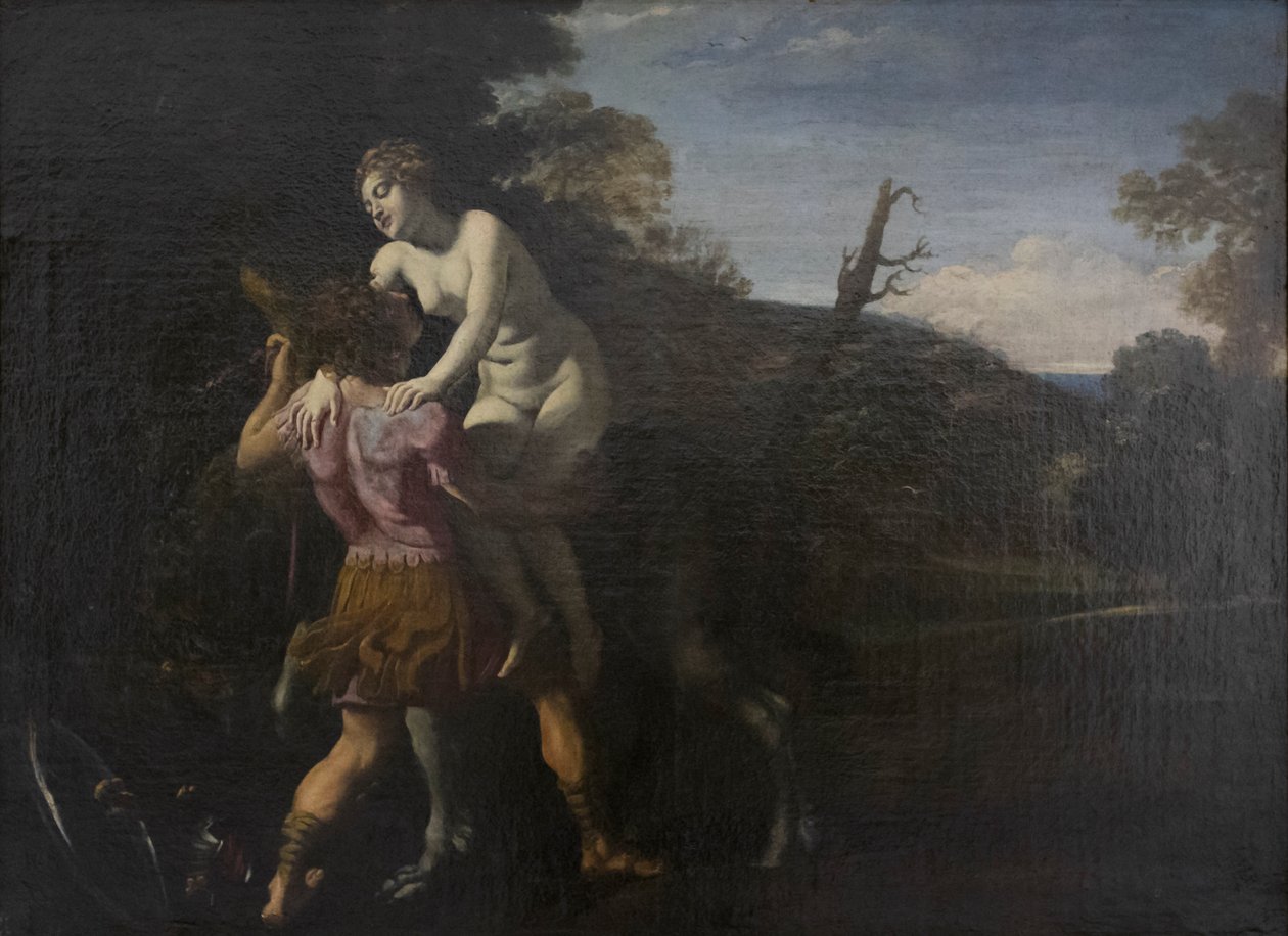 Roger befreit Angelica, ca. 1616 von Giovanni Lanfranco