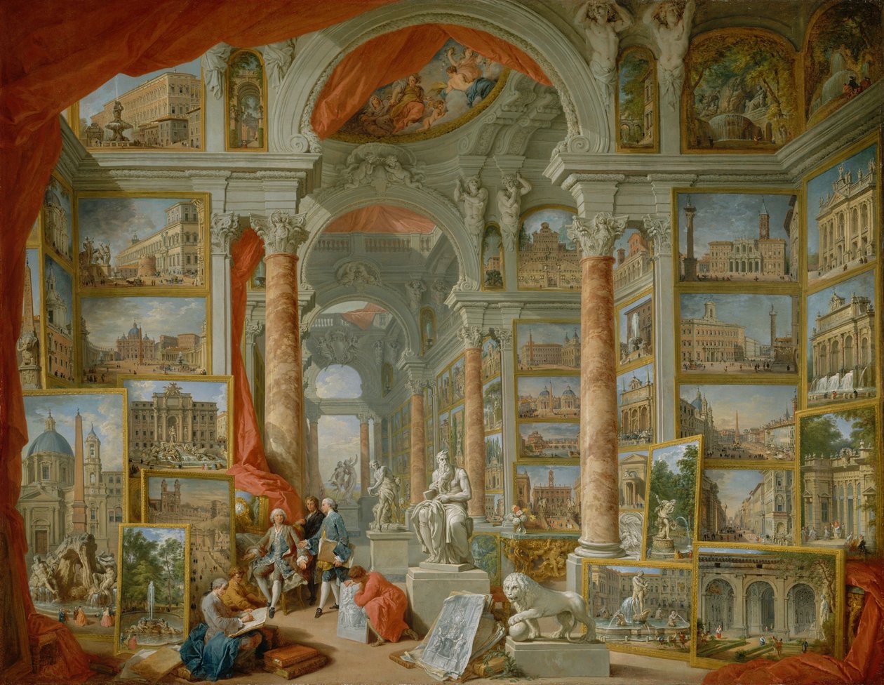 Modernes Rom von Giovanni Paolo Pannini