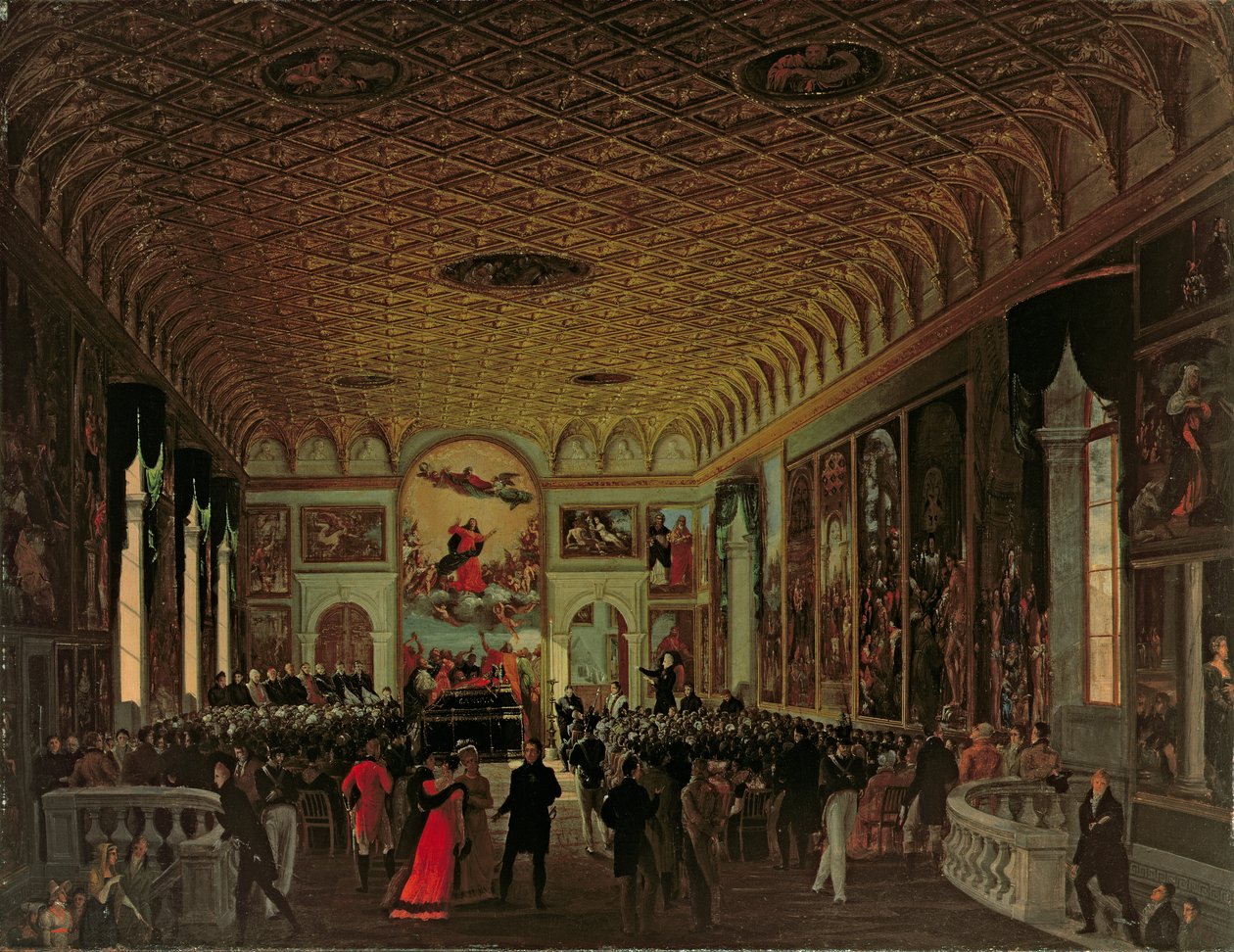 Gedenkfeier für Antonio Canova in der Sala dell