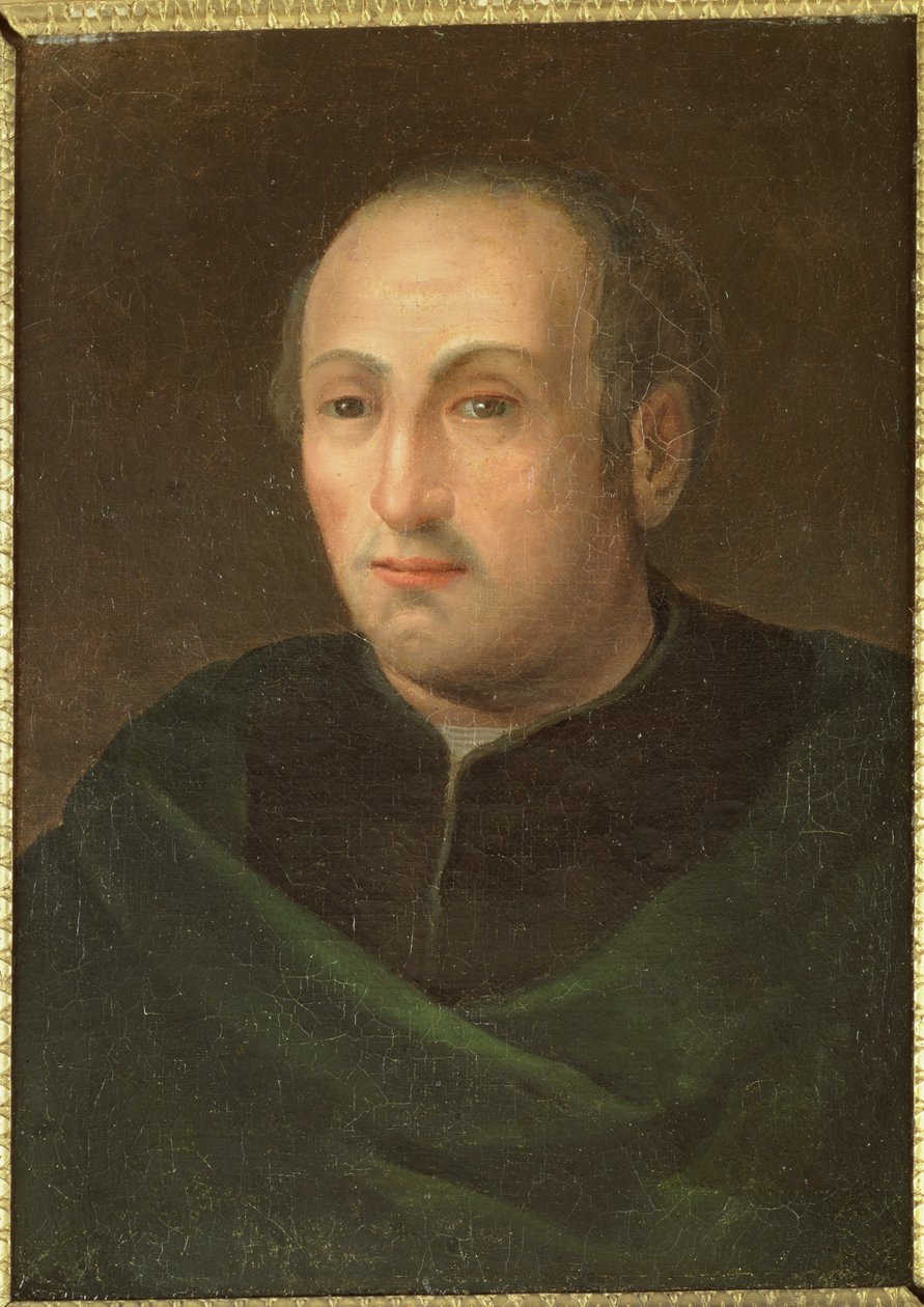 Christoph Kolumbus (ca. 1451-1506), nach einem Gemälde in den Uffizien, 1788 von Giuseppe Calendi