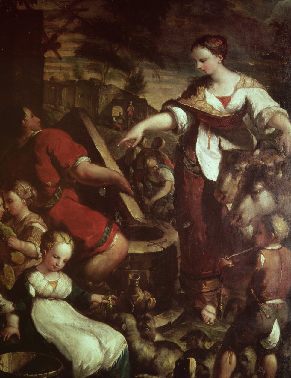 Rebekka am Brunnen von Giuseppe Caletti