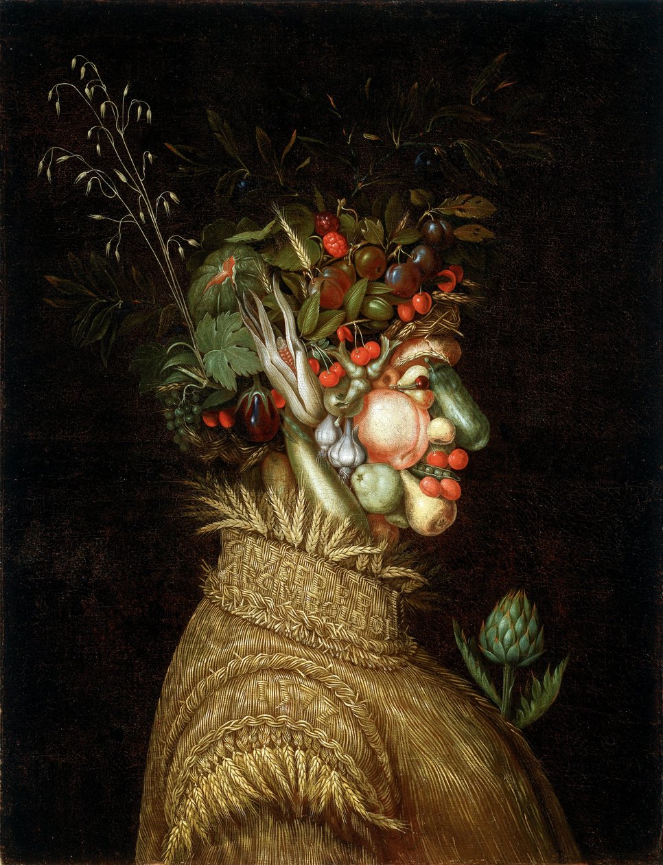 Allegorisches Porträt - "Sommer" von Giuseppe Arcimboldo