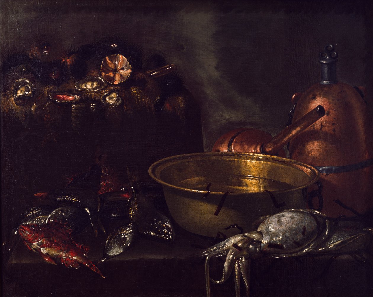 Stillleben mit Fisch von Giuseppe Recco